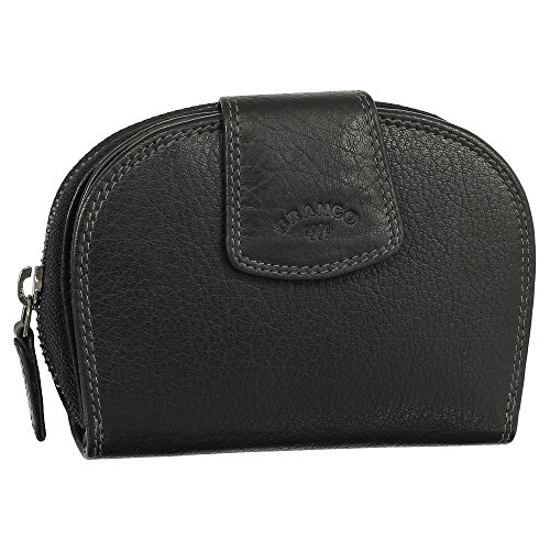 Leder Damen Geldbörse Geldbeutel mit Reißverschluss 13,5 cm 70538 Farbe Schwarz Leder Damen Geldbörse Geldbeutel mit Reißverschluss 13,5 cm 70538 Farbe Schwarz von Ledershop24