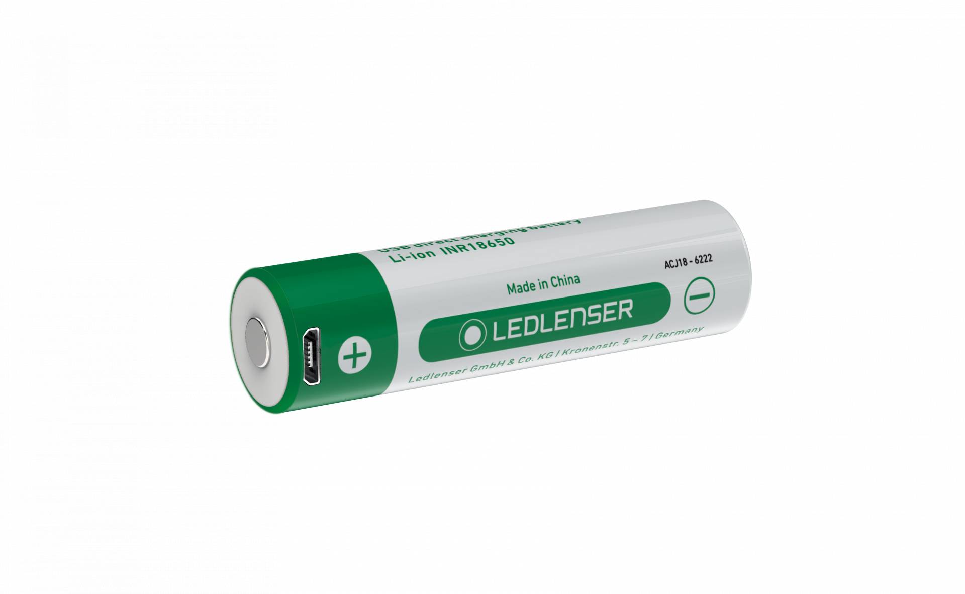 Ledlenser Li-Ion direct USB rechargeable Battery 3,6 V / 2500 mAh von Ledlenser GmbH & Co Kg