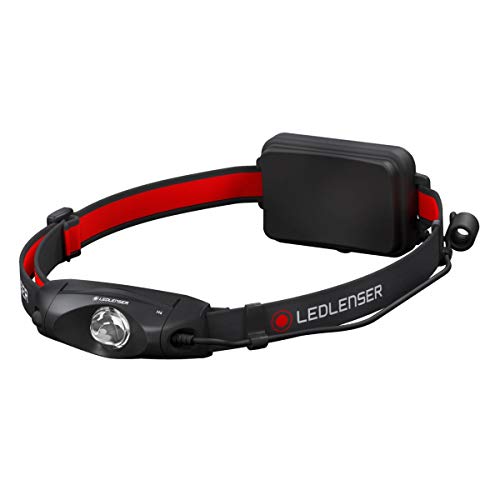 Ledlenser Unisex – Erwachsene H4 Kopflampe, schwarz-rot, 70mm Ledlenser Unisex – Erwachsene H4 Kopflampe, schwarz-rot, 70mm von Ledlenser