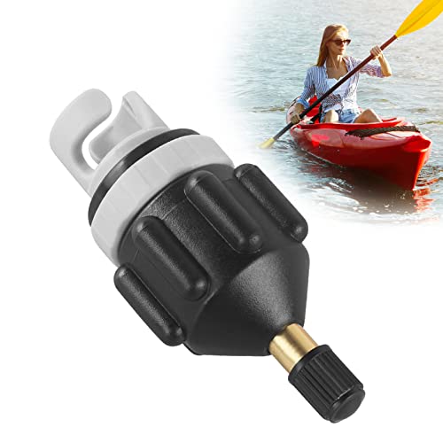 Ledoo SUP Pumpenadapter,Luftventiladapter,Aufblasbare Sup Ventiladapter Boot Pumpe Adapter für Kanu Kajakfahren Paddelboard Schlauchboot(Schwarz) von Ledoo