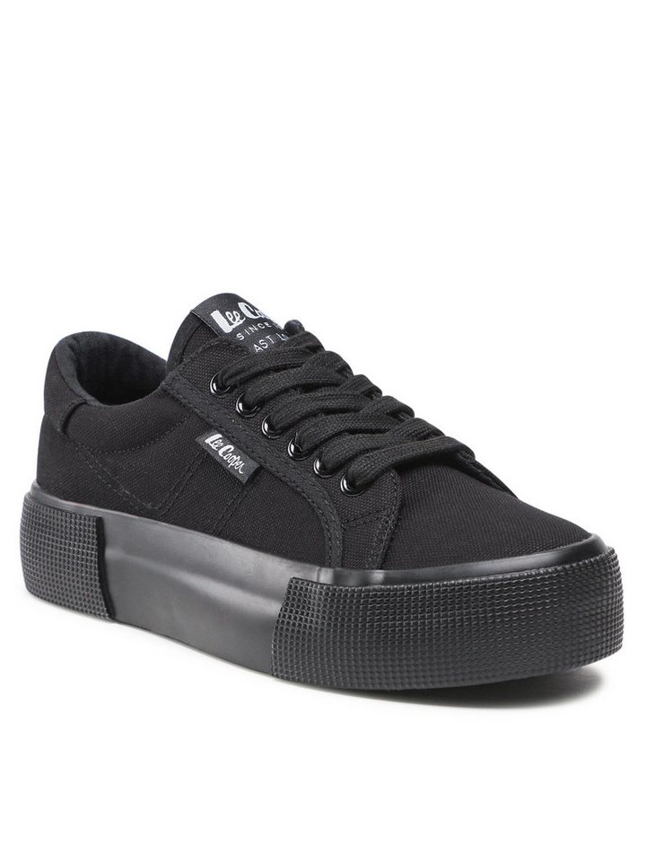 Lee Cooper Sneakers aus Stoff LCW-22-31-0885LA Black Sneaker Lee Cooper Sneakers aus Stoff LCW-22-31-0885LA Black Sneaker von Lee Cooper