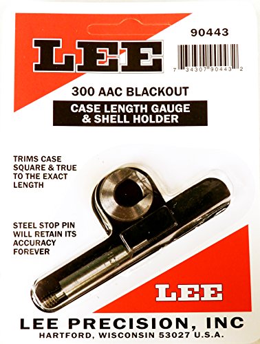 Lee Precision 90443 Gauge Shell Holder Kaliber 300 AAC BLK, Mehrfarbig, Einheitsgröße von Lee Precision