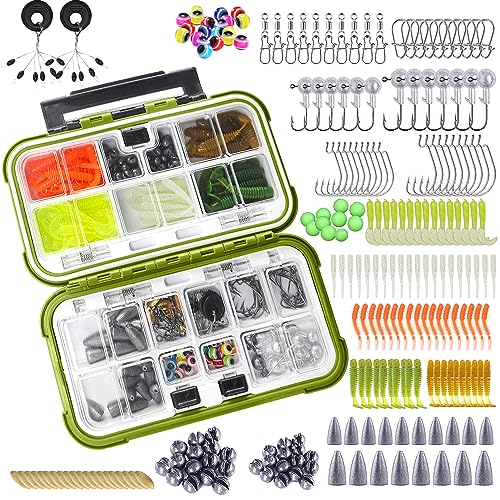 Leeko 221 Stück Angelzubehör Angelköder-Set, Wasserdicht Angeln Box mit Spinner Angeln Kit,Kunstköder Blinker Angel-Köder für Hecht Forelle Zander Barsch Leeko 221 Stück Angelzubehör Angelköder-Set, Wasserdicht Angeln Box mit Spinner Angeln Kit,Kunstköder Blinker Angel-Köder für Hecht Forelle Zander Barsch von Leeko