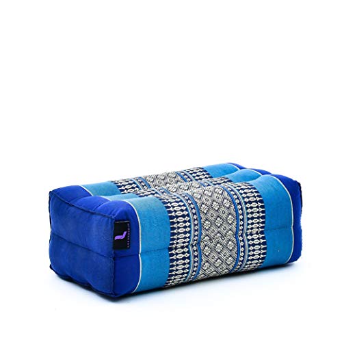Leewadee Meditationskissen Yogakissen Yoga Block Yoga Zubehör Yoga Klotz Yoga Kissen Ökologisches Naturprodukt Thaikissen Nackenkissen, Kapok, 35 x 18 x 12 cm, Blau Leewadee Meditationskissen Yogakissen Yoga Block Yoga Zubehör Yoga Klotz Yoga Kissen Ökologisches Naturprodukt Thaikissen Nackenkissen, Kapok, 35 x 18 x 12 cm, Blau von Leewadee