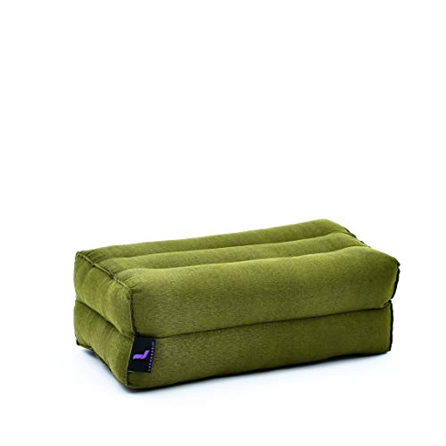 Leewadee Meditationskissen Yogakissen Yoga Block Yoga Zubehör Yoga Klotz Yoga Kissen Ökologisches Naturprodukt Thaikissen Nackenkissen, Kapok, 35 x 18 x 12 cm, Grün Leewadee Meditationskissen Yogakissen Yoga Block Yoga Zubehör Yoga Klotz Yoga Kissen Ökologisches Naturprodukt Thaikissen Nackenkissen, Kapok, 35 x 18 x 12 cm, Grün von Leewadee