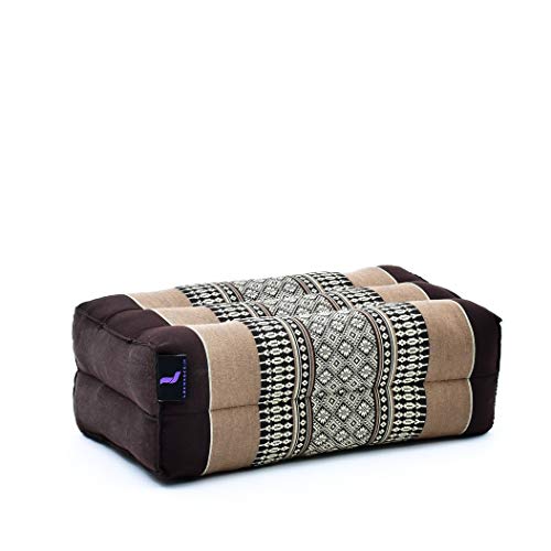 Leewadee Meditationskissen Yogakissen Yoga Block Yoga Zubehör Yoga Klotz Yoga Kissen Ökologisches Naturprodukt Thaikissen Nackenkissen, Kapok, 35 x 18 x 12 cm, Braun Leewadee Meditationskissen Yogakissen Yoga Block Yoga Zubehör Yoga Klotz Yoga Kissen Ökologisches Naturprodukt Thaikissen Nackenkissen, Kapok, 35 x 18 x 12 cm, Braun von Leewadee