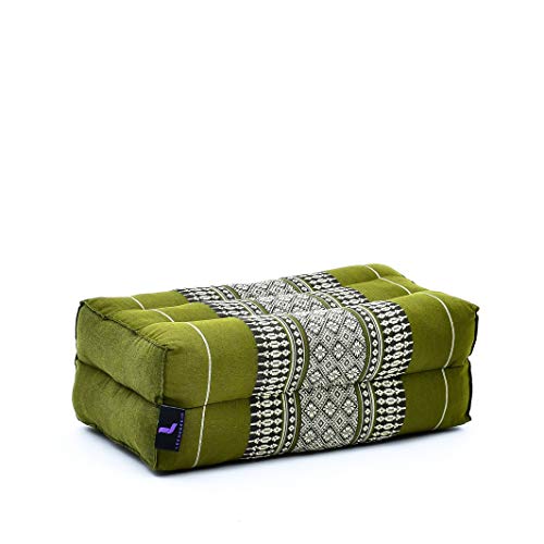 Leewadee Yoga Block 2er-Set Yogaklotz Pilates Yogakissen Meditationskissen Ökologisches Naturprodukt, 35x18x12 cm, Kapok, grün Leewadee Yoga Block 2er-Set Yogaklotz Pilates Yogakissen Meditationskissen Ökologisches Naturprodukt, 35x18x12 cm, Kapok, grün von Leewadee