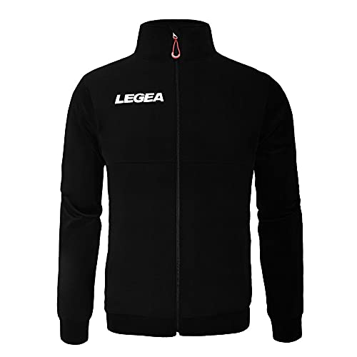 LEGEA Cuba Cuba Jacke Unisex - Erwachsene, Unisex, Jacke Cuba, M1147, Schwarz, XXL von Legea