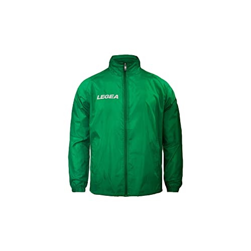 LEGEA Rain Line Winddichte Jacke für Erwachsene, Unisex, Unisex, grün, XXL von Legea