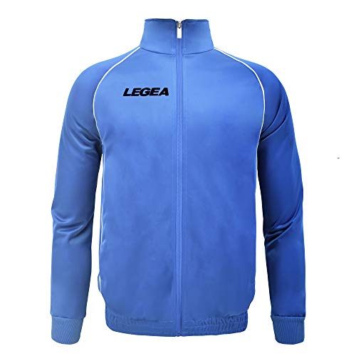 LEGEA Unisex-Erwachsene Giacca Florida Color Senior Jacke, Celeste/Bianco, XL von Legea