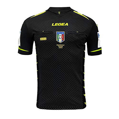 LEGEA Herren 2020/2021 Schiedsrichtertrikot AIA M/C, Schwarz, XS LEGEA Herren 2020/2021 Schiedsrichtertrikot AIA M/C, Schwarz, XS von Legea