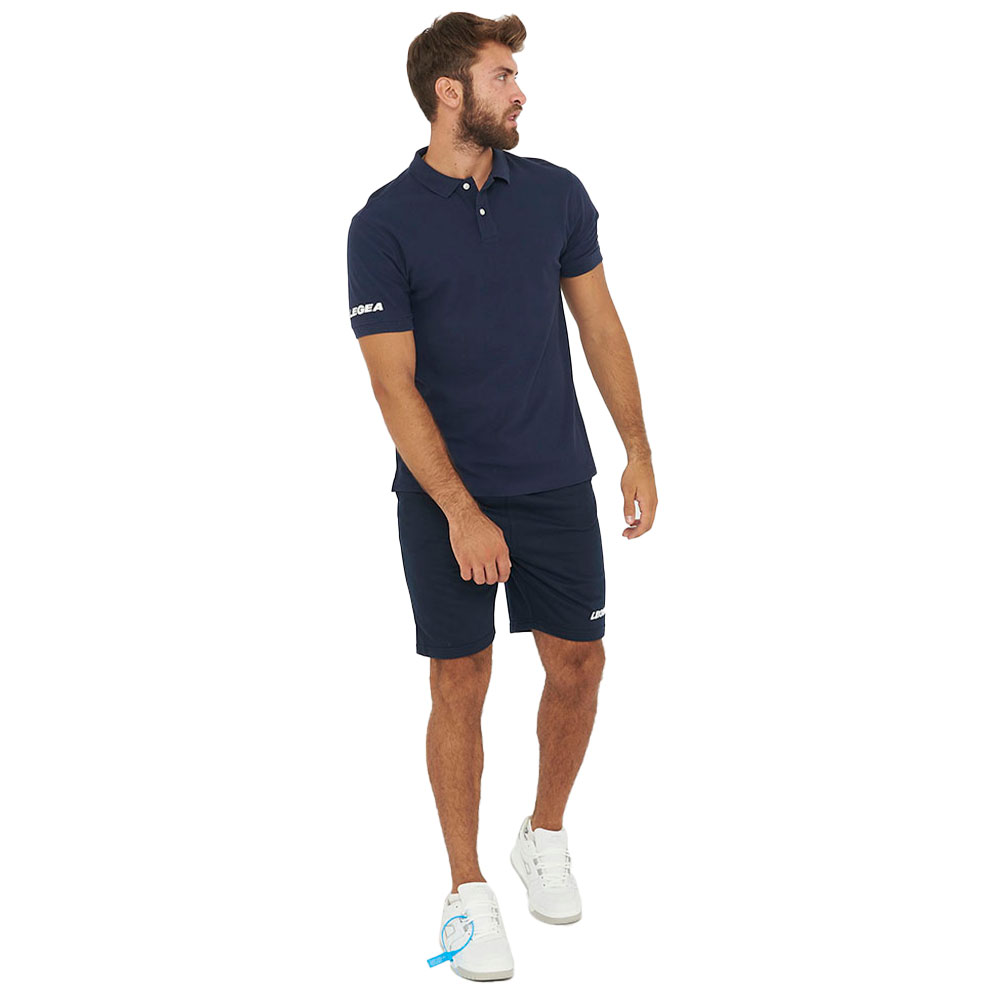 Legea Ariete Short Sleeve Polo Blau XL Mann Legea Ariete Short Sleeve Polo Blau XL Mann von Legea