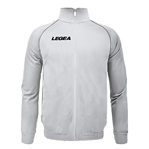 LEGEA Florida Trainingsjacke, für Erwachsene, Unisex weiß Bianco/Argento XXL von Legea