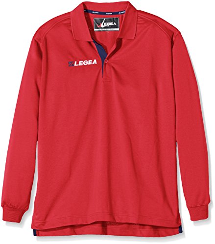 LEGEA Herren Oriente 3000 Polohemd, rot, XL von Legea