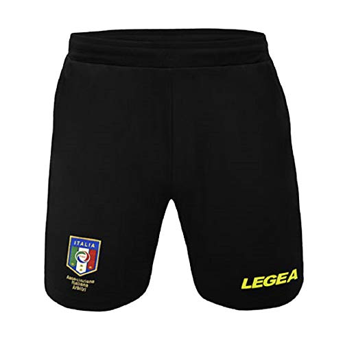 LEGEA Herren Schiedsrichtershorts AIA, Schwarz, S, 2020/2021 von Legea