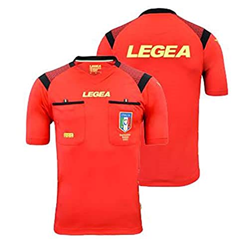 LEGEA Offizielles Trikot FIGC Aia MC Saison 2019/2020, Herren, M1153, rot, S von Legea