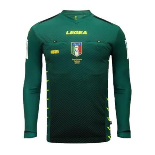 Legea Schiedsrichtertrikot AIA M/L für Herren, Grün, L 2020/2021 von Legea