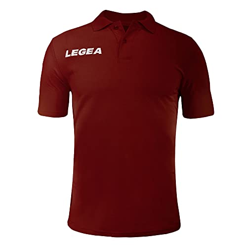 Legea South Gold – Polo-Shirt – Unisex one Size Granat von Legea