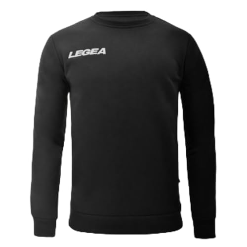 Legea Unisex Sudadera Sweatshirt von Zagreb, Schwarz, S von Legea