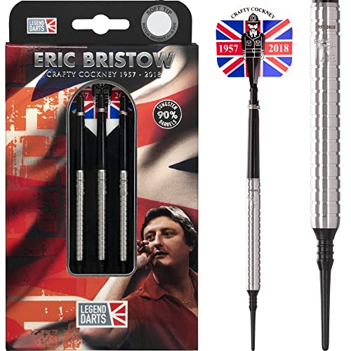Eric Bristow Crafty Cockney 90% Silver Ringed Softdarts von Legend Darts