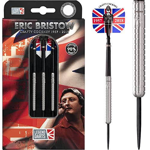 Eric Bristow Crafty Cockney 90% Silver Ringed - Steeldarts 22 Gramm von Legend Darts
