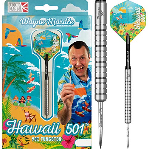 Wayne Mardle Hawaii 501 90% Silver - Steeldarts 24 Gramm von Legend Darts