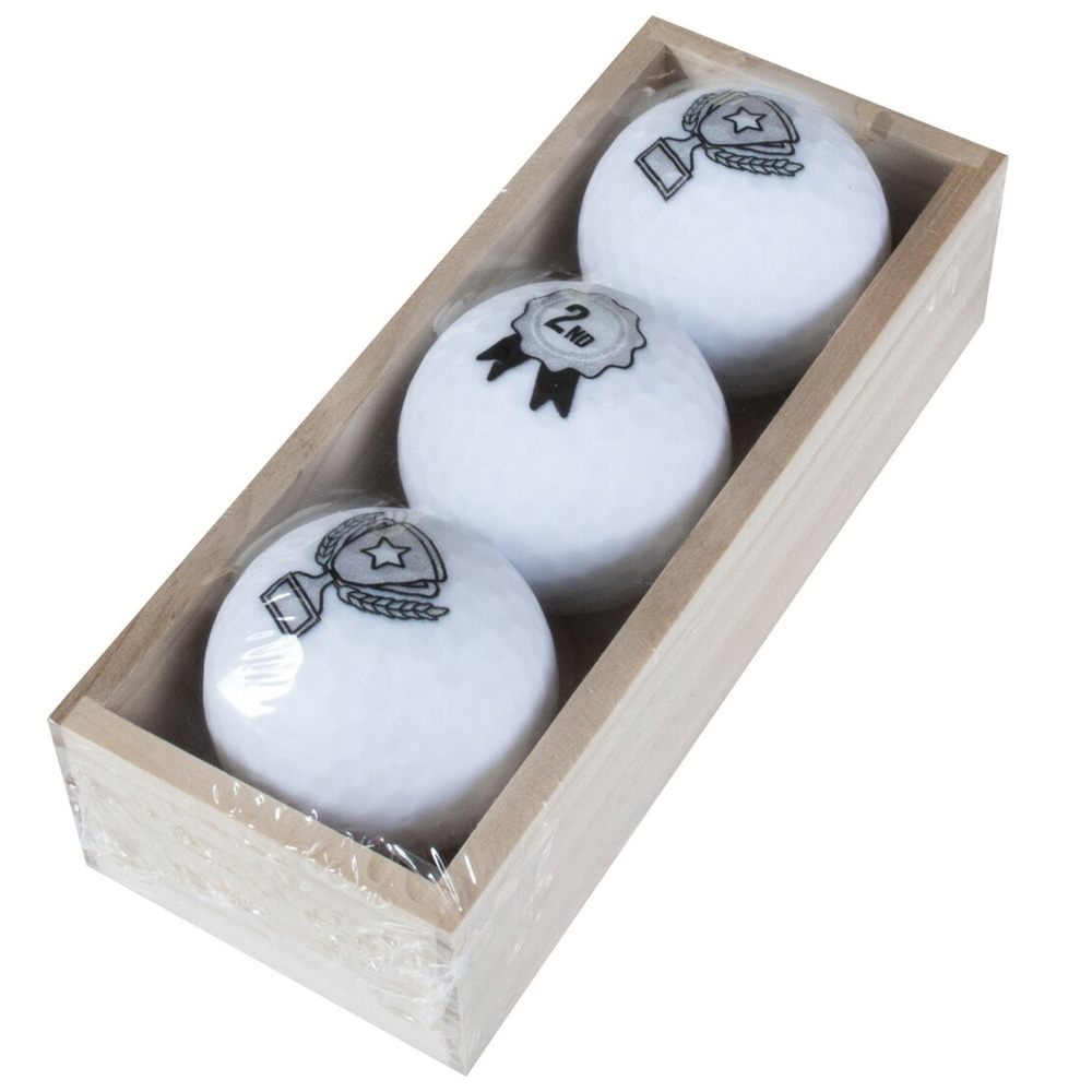 'Golfball Geschenkset "2ND" 3er in Holzbox' 'Golfball Geschenkset "2ND" 3er in Holzbox' von Legend