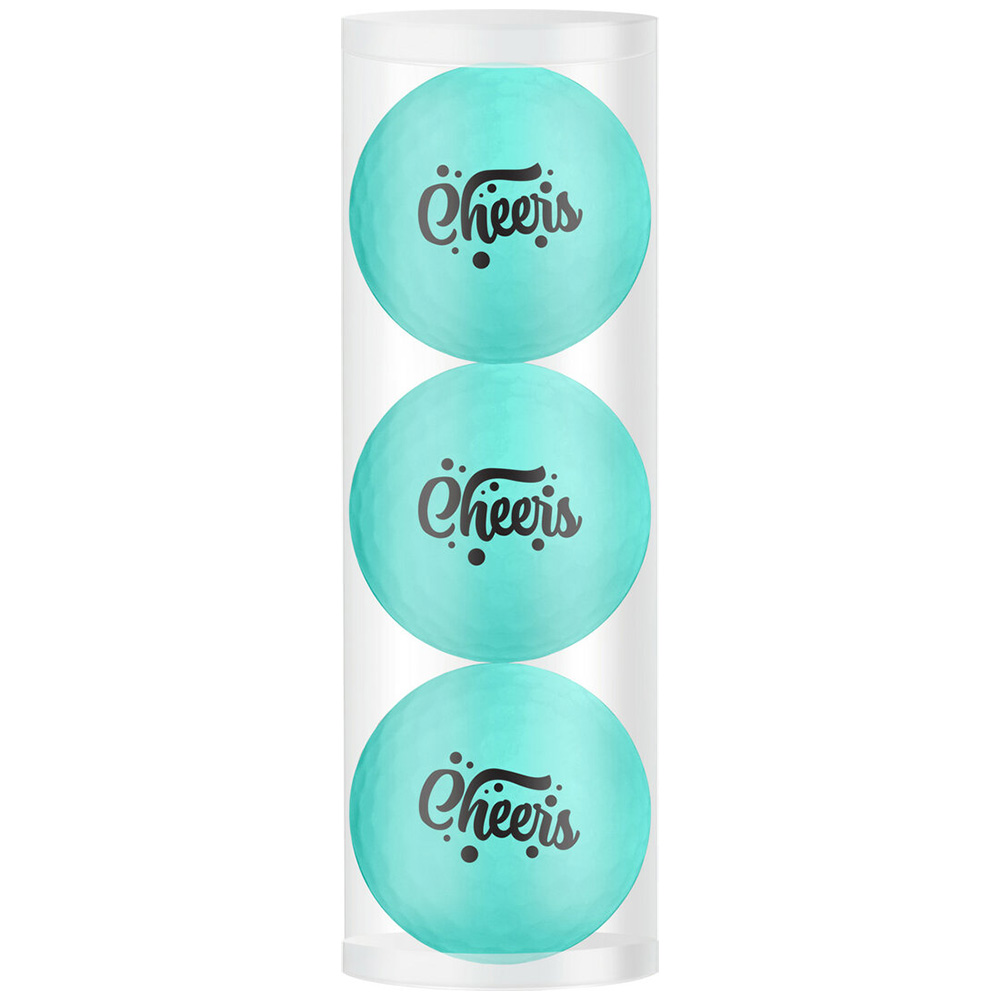 'Golfball Geschenkset Cheers 3er blau' 'Golfball Geschenkset Cheers 3er blau' von Legend