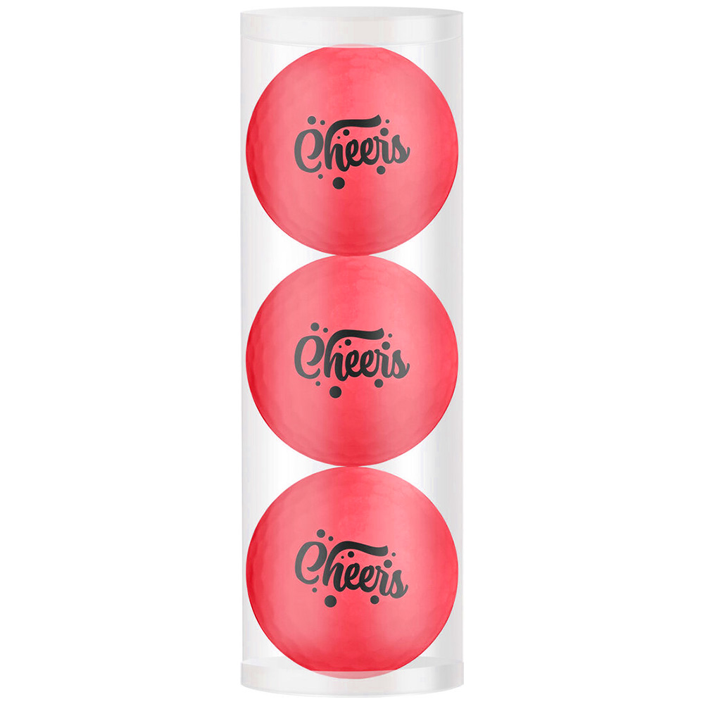 'Golfball Geschenkset Cheers 3er rot' 'Golfball Geschenkset Cheers 3er rot' von Legend