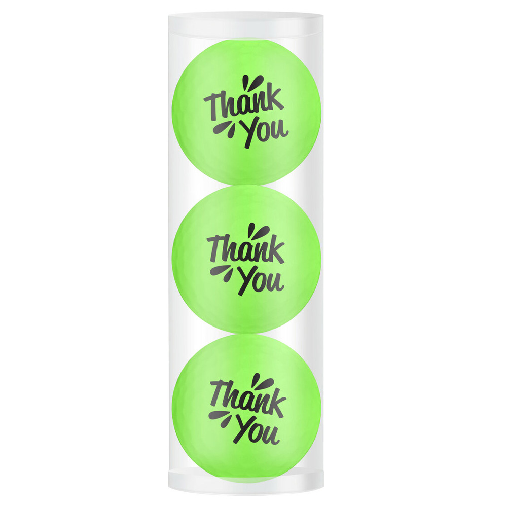 'Golfball Geschenkset THANK YOU 3er lime' 'Golfball Geschenkset THANK YOU 3er lime' von Legend
