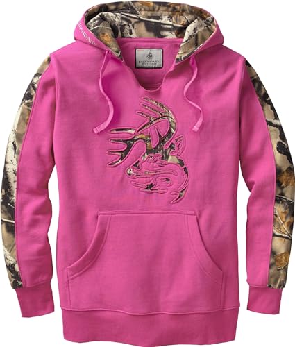 Legendary Whitetails Damen Camo Outfitter Hoodie, Fuchsia, M Legendary Whitetails Damen Camo Outfitter Hoodie, Fuchsia, M von Legendary Whitetails
