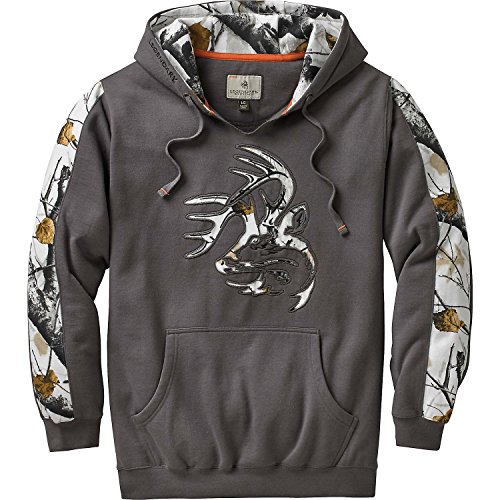 Legendary Whitetails Herren Big Game Camo Snow Outfitter Hoodie, Dunkelgrau, Medium Legendary Whitetails Herren Big Game Camo Snow Outfitter Hoodie, Dunkelgrau, Medium von Legendary Whitetails
