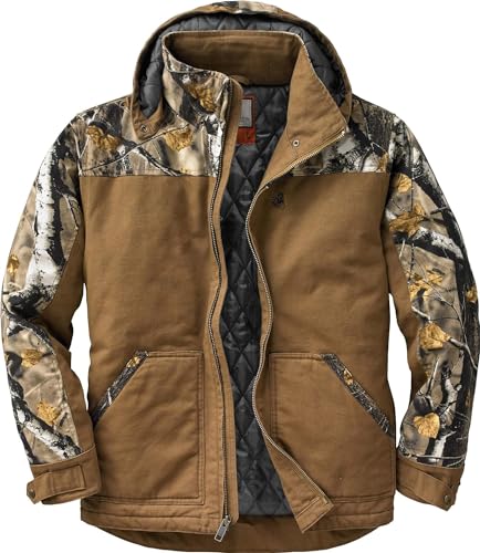 Legendary Whitetails Herren Canvas Cross Trail Arbeitskleidung Mantel Lange Ärmel, Barley, XX-Large Big Tall von Legendary Whitetails