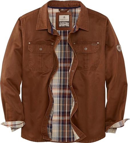 Legendary Whitetails Herren Journeyman Rugged Shirt Jacke, Kupferrost, X-Large Tall von Legendary Whitetails