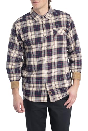 Legendary Whitetails Herren Buck Camp Flanell, Langarm-Karohemd mit Knopfleiste, mit Cordkragen, L Legendary Whitetails Herren Buck Camp Flanell, Langarm-Karohemd mit Knopfleiste, mit Cordkragen, L von Legendary Whitetails