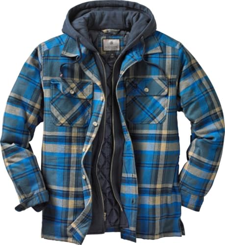 Legendary Whitetails Herren Standard Maplewood Kapuzenhemdjacke, Slate Hatchet Plaid, XX-Large Legendary Whitetails Herren Standard Maplewood Kapuzenhemdjacke, Slate Hatchet Plaid, XX-Large von Legendary Whitetails