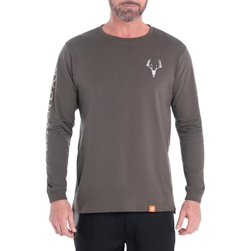 Legendary Whitetails Herren Standard Legendary Non-Typical Langarm T-Shirt, Sumpf, X-Large von Legendary Whitetails