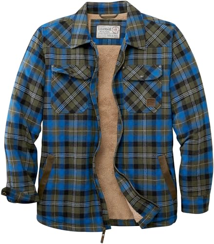 Legendary Whitetails Herren Tough as Buck Berber gefüttert Flanellhemd Jacke Jacke von Legendary Whitetails