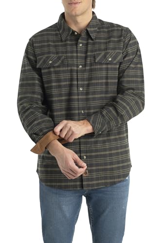 Legendary Whitetails Men's Standard Legendary Flannel Shirt, Army Melange, Medium von Legendary Whitetails