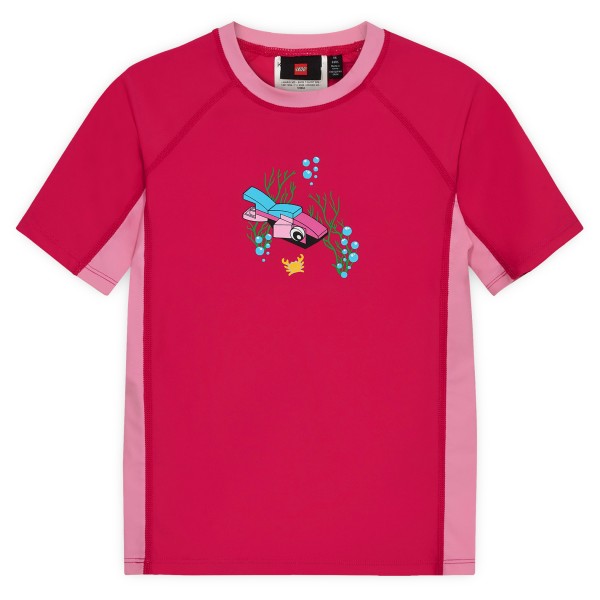 LEGO - Kid's Aris 305 - Swim T-Shirt S/S - Lycra Gr 110 rosa von Lego