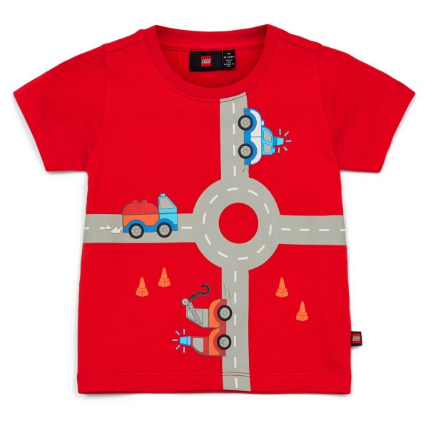 LEGO - Kid's Tay 201 - T-Shirt S/S - T-Shirt Gr 92 rot von Lego