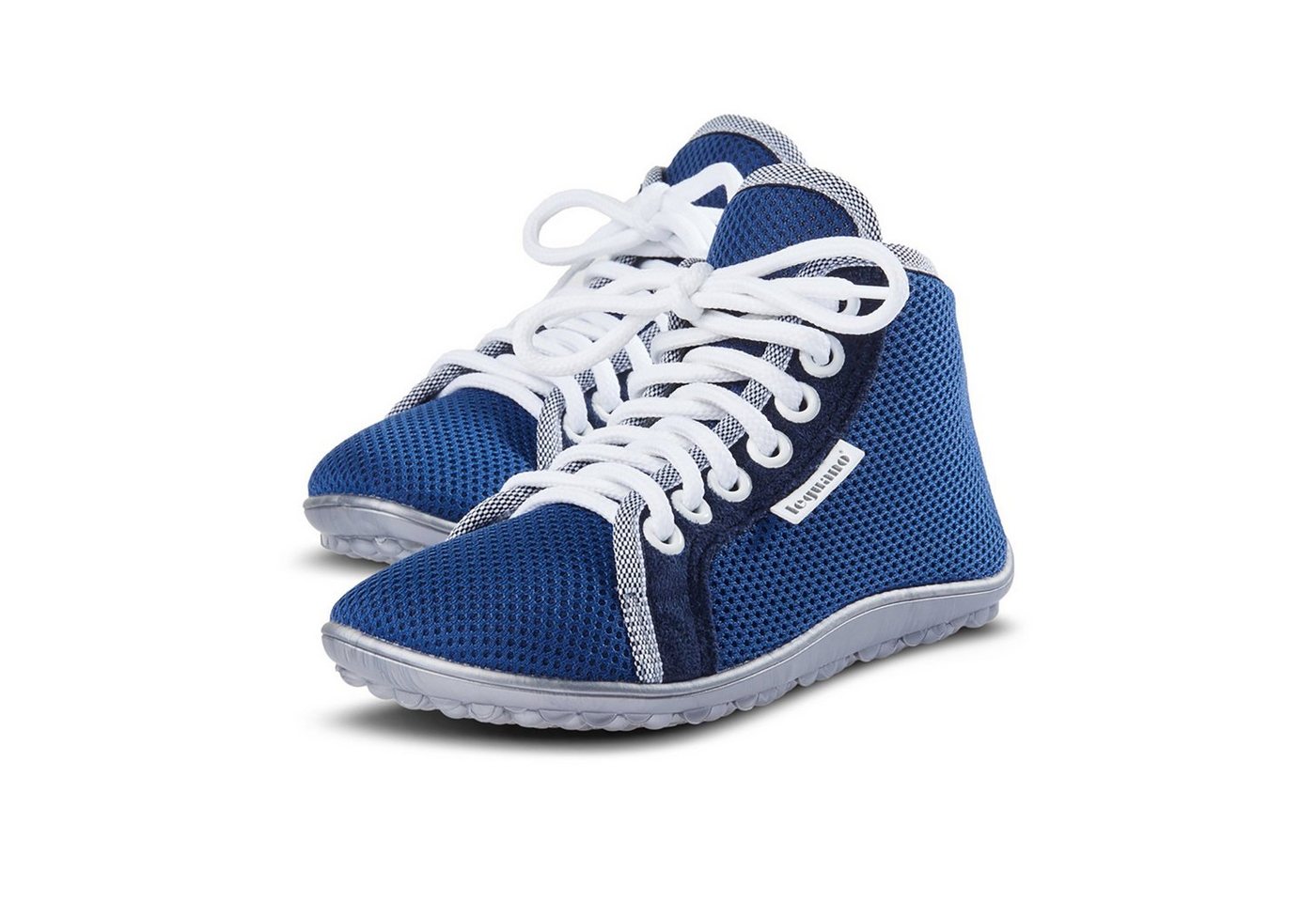Leguano Aktiv Plus Blau - Kinder Lauflernschuh / Sneaker Barfußschuh von Leguano
