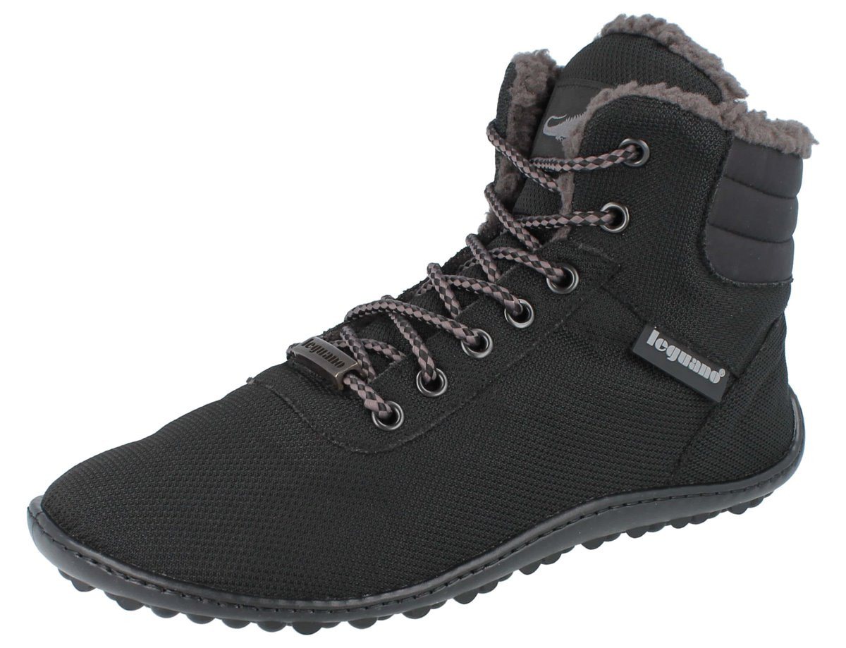 Leguano LEGUANO Kosmo Barfußschuhe gefüttert schwarz Textil Barfußschuh Leguano LEGUANO Kosmo Barfußschuhe gefüttert schwarz Textil Barfußschuh von Leguano