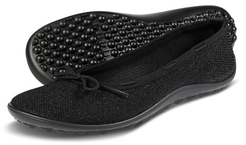 Leguano TANGO Barfußschuh Ballerina, Slipper, Bequemschuh mit Zierschleife und Glitzer Leguano TANGO Barfußschuh Ballerina, Slipper, Bequemschuh mit Zierschleife und Glitzer von Leguano