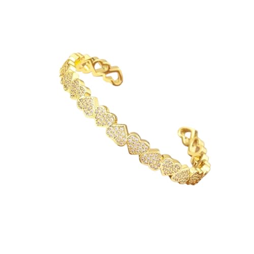 Lehourmast Bracelets Bracelet Jewellery Armband Offenes Verstellbares Armreif Für Frauen Gold von Lehourmast