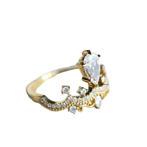 Lehourmast Ring Ringe Damen Bijouterie Herren Ring Für Damen 10 Gold von Lehourmast