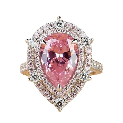 Lehourmast Ring Ringe Damen Bijouterie Herren Ringe Für Damen 7 Rosa von Lehourmast