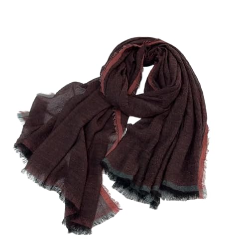 Lehourmast Schals Tücher Halstuch Scarf Schal Damen 110X185Cm Braun von Lehourmast