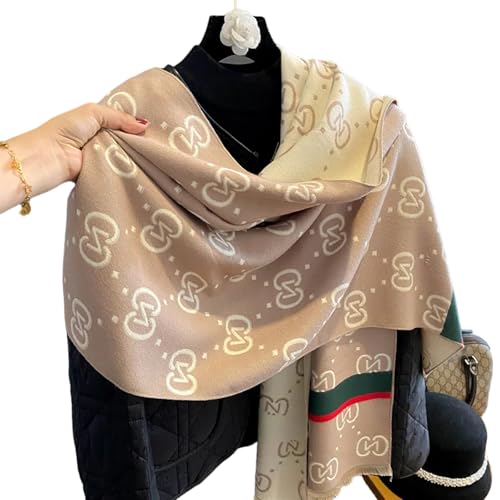 Lehourmast Schals Tücher Halstuch Scarf Schal Damen 65X185Cm Xhk-242-Beigekhaki Lehourmast Schals Tücher Halstuch Scarf Schal Damen 65X185Cm Xhk-242-Beigekhaki von Lehourmast