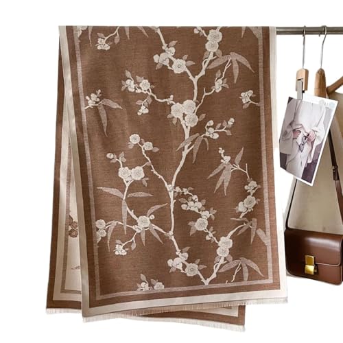 Lehourmast Schals Tücher Halstuch Scarf Schal Damen Khaki von Lehourmast